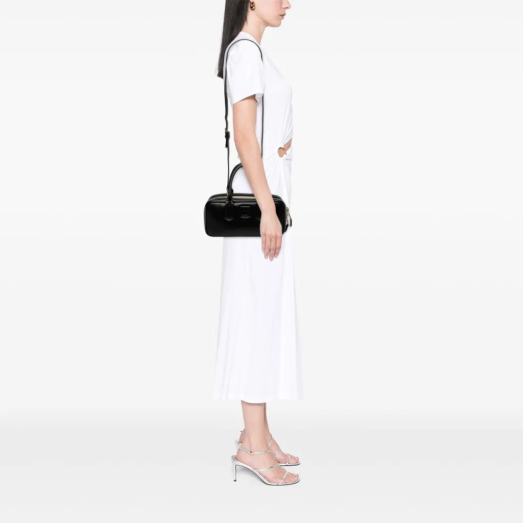 Miu Miu Leather Arcadie Satchel Black Leather Very good - Box View