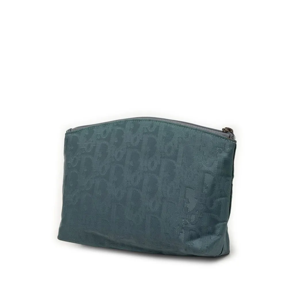 Dior Diorissimo Trotter Canvas Pouch Blue Very good - Back View