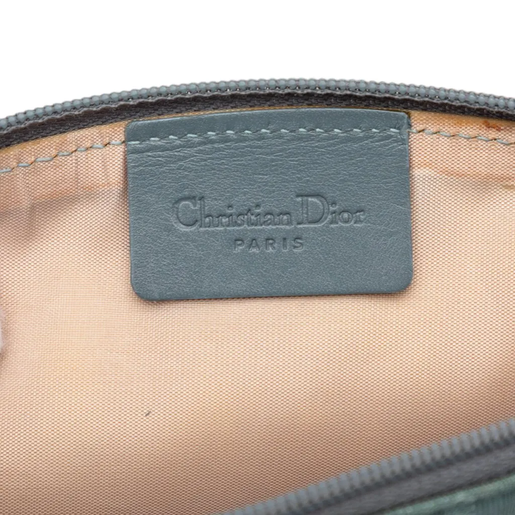 Dior Diorissimo Trotter Canvas Pouch Blue Very good - Box View
