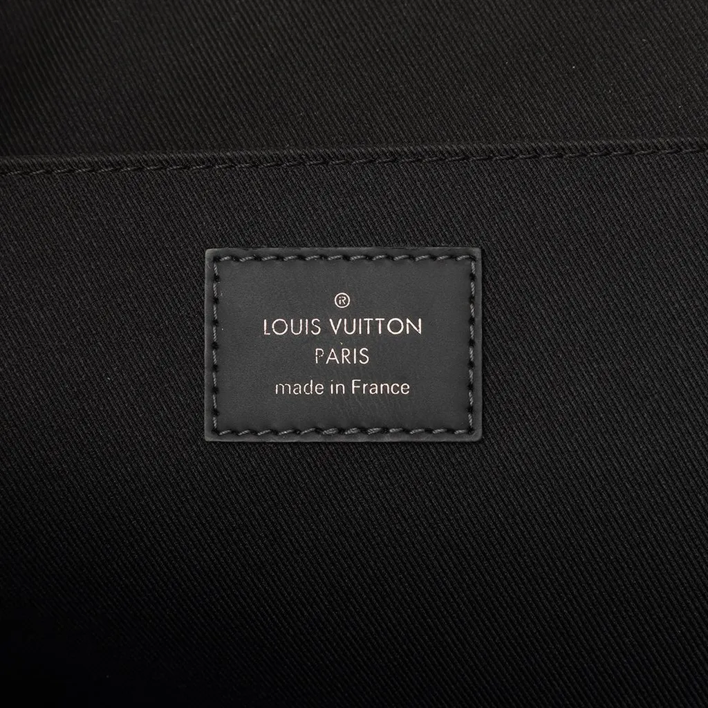 Louis Vuitton Damier Cobalt Camouflage Pochette Jour GM Black Very good - Box View