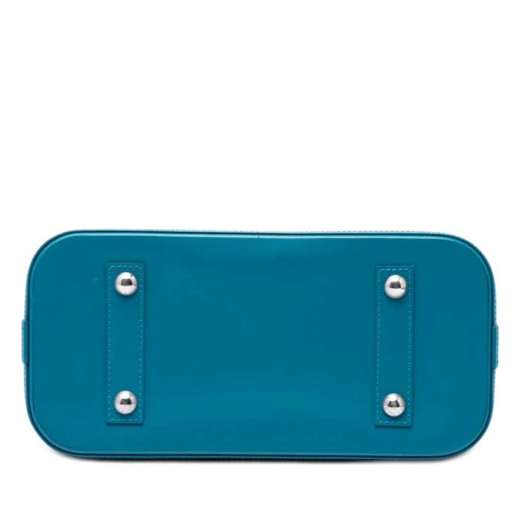 Louis Vuitton Epi Alma PM Blue Leather Good - Inside View
