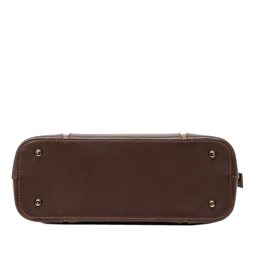 Burberry Leather Handbag Brown Leather Very good - Inside View