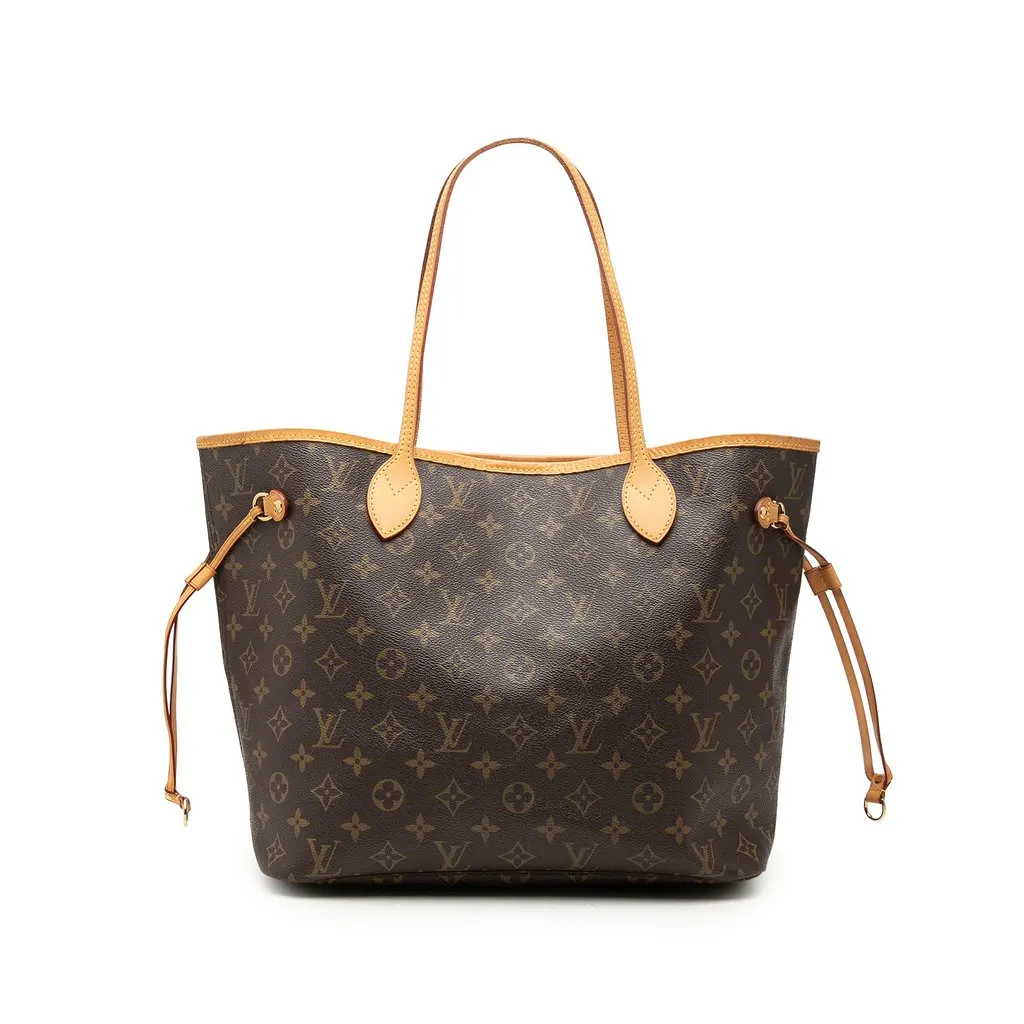 Louis Vuitton Monogram Neverfull MM Brown Very good - Front View