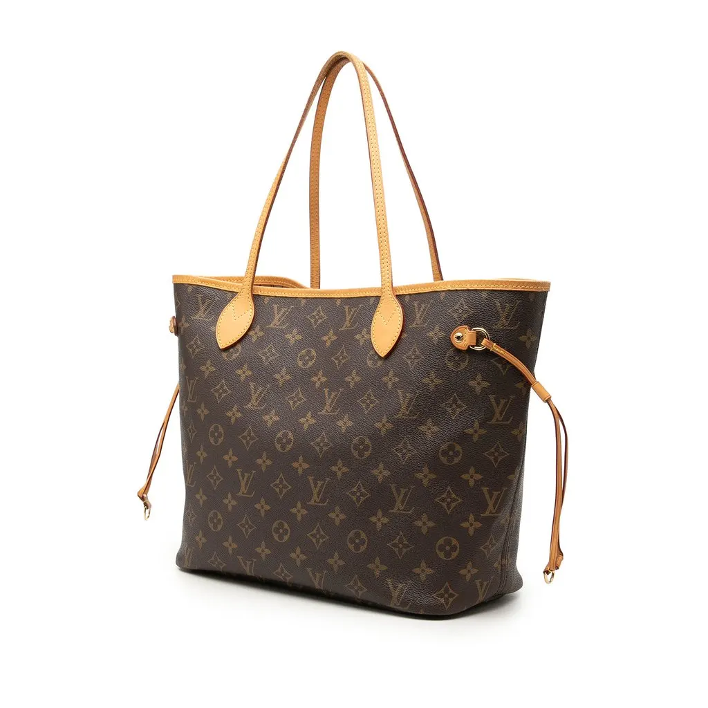 Louis Vuitton Monogram Neverfull MM Brown Very good - Back View