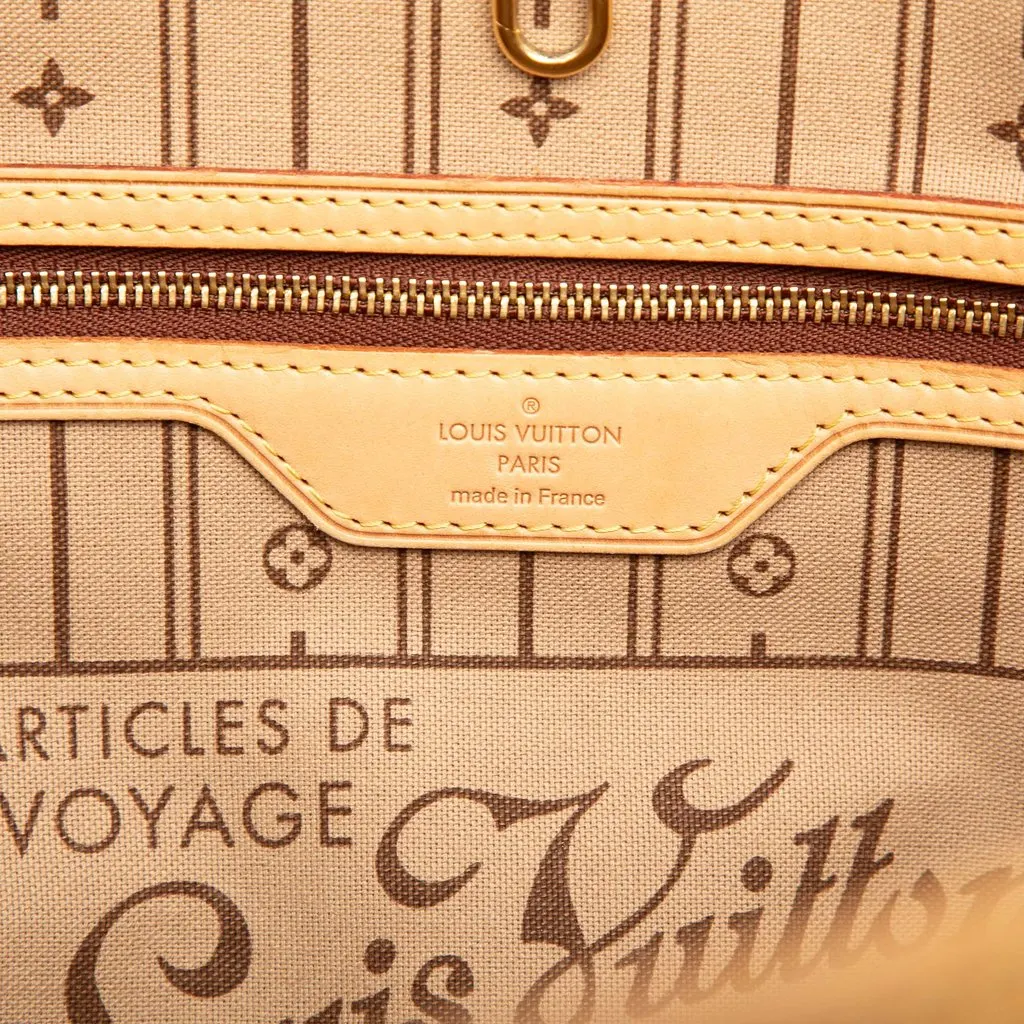 Louis Vuitton Monogram Neverfull MM Brown Very good - Box View