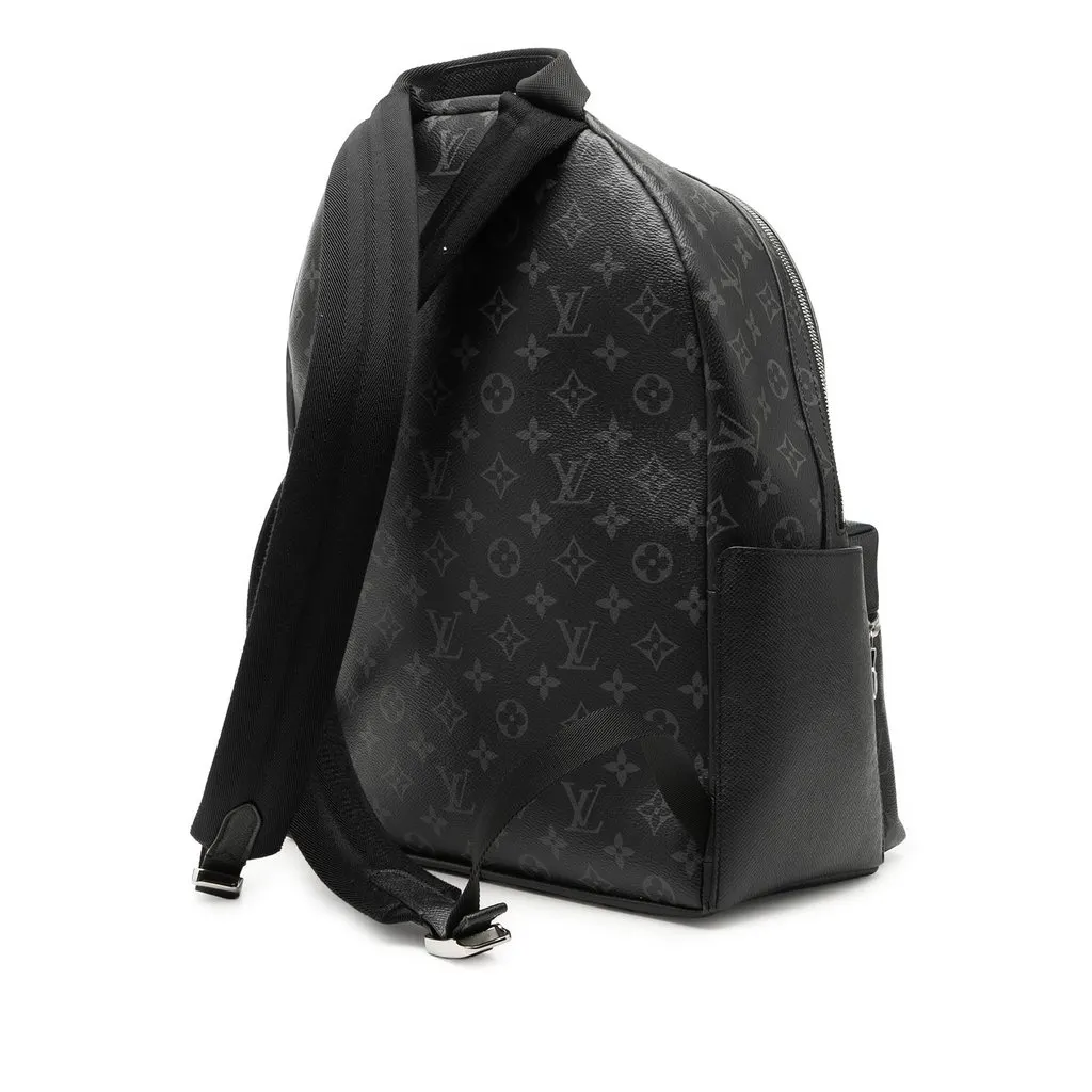Louis Vuitton Monogram Taigarama Discovery Backpack Black Very good - Back View