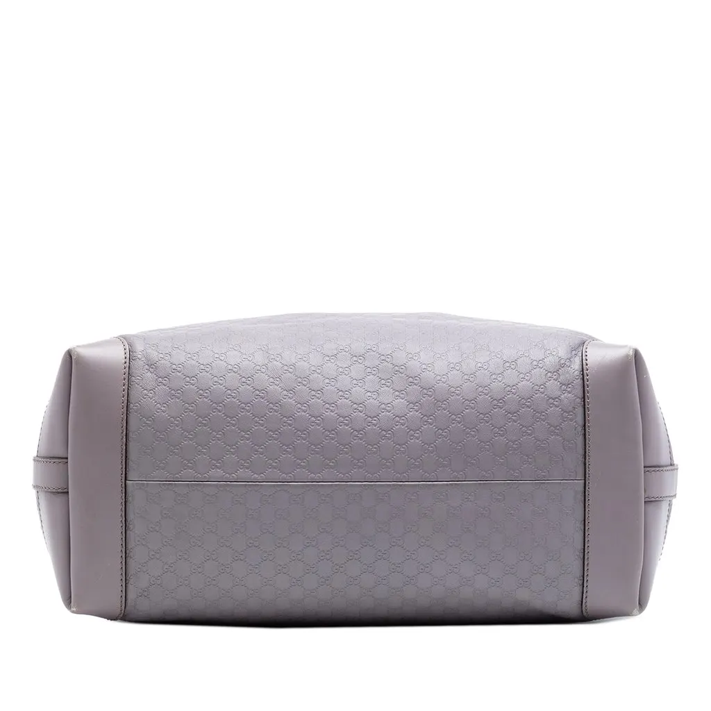 Gucci Medium Microguccissima Craft Tote Purple Leather Very good - Inside View
