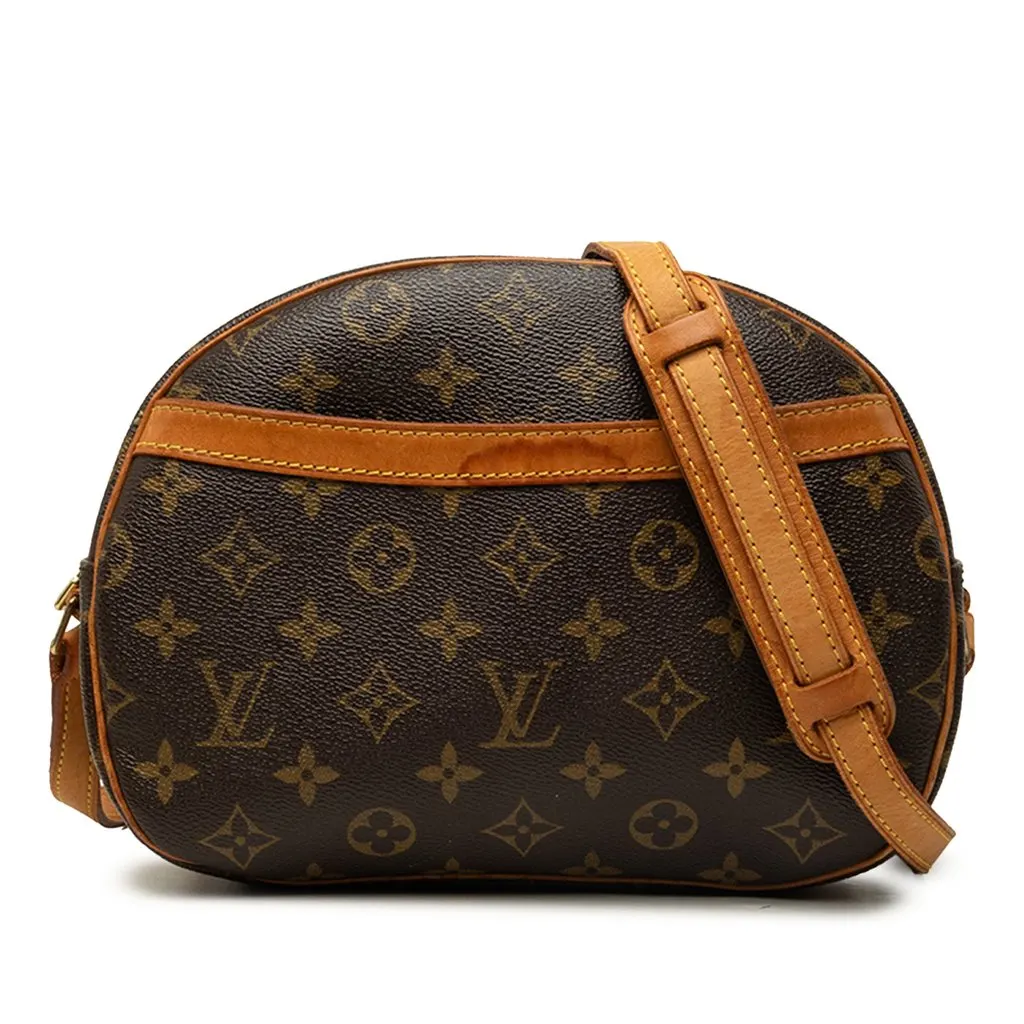 Louis Vuitton Monogram Blois Brown Canvas Good - Front View