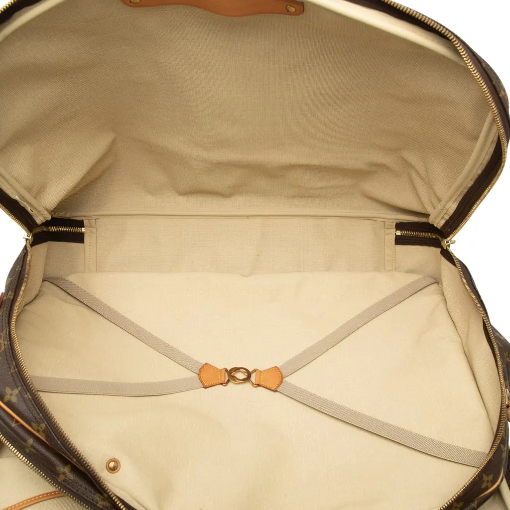 Louis Vuitton Monogram Alize 24 Heures Brown Canvas Good - Model View