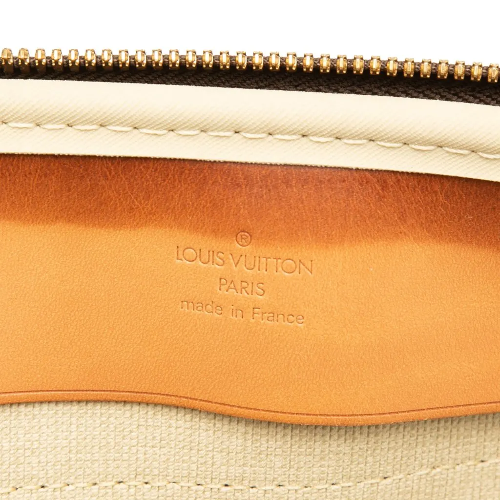Louis Vuitton Monogram Alize 24 Heures Brown Canvas Good - Box View