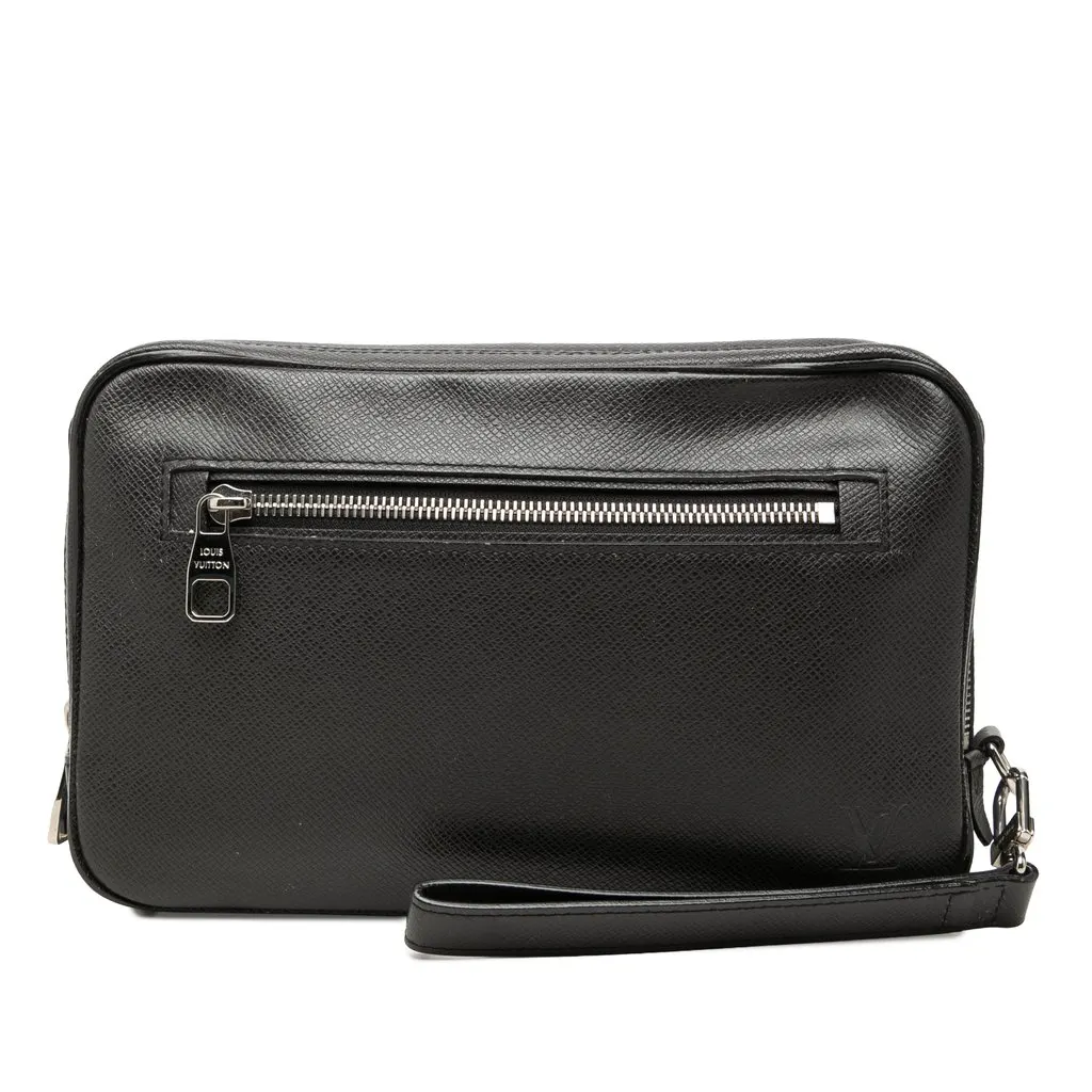 Louis Vuitton Taiga Kasai Black Leather Very good - Front View
