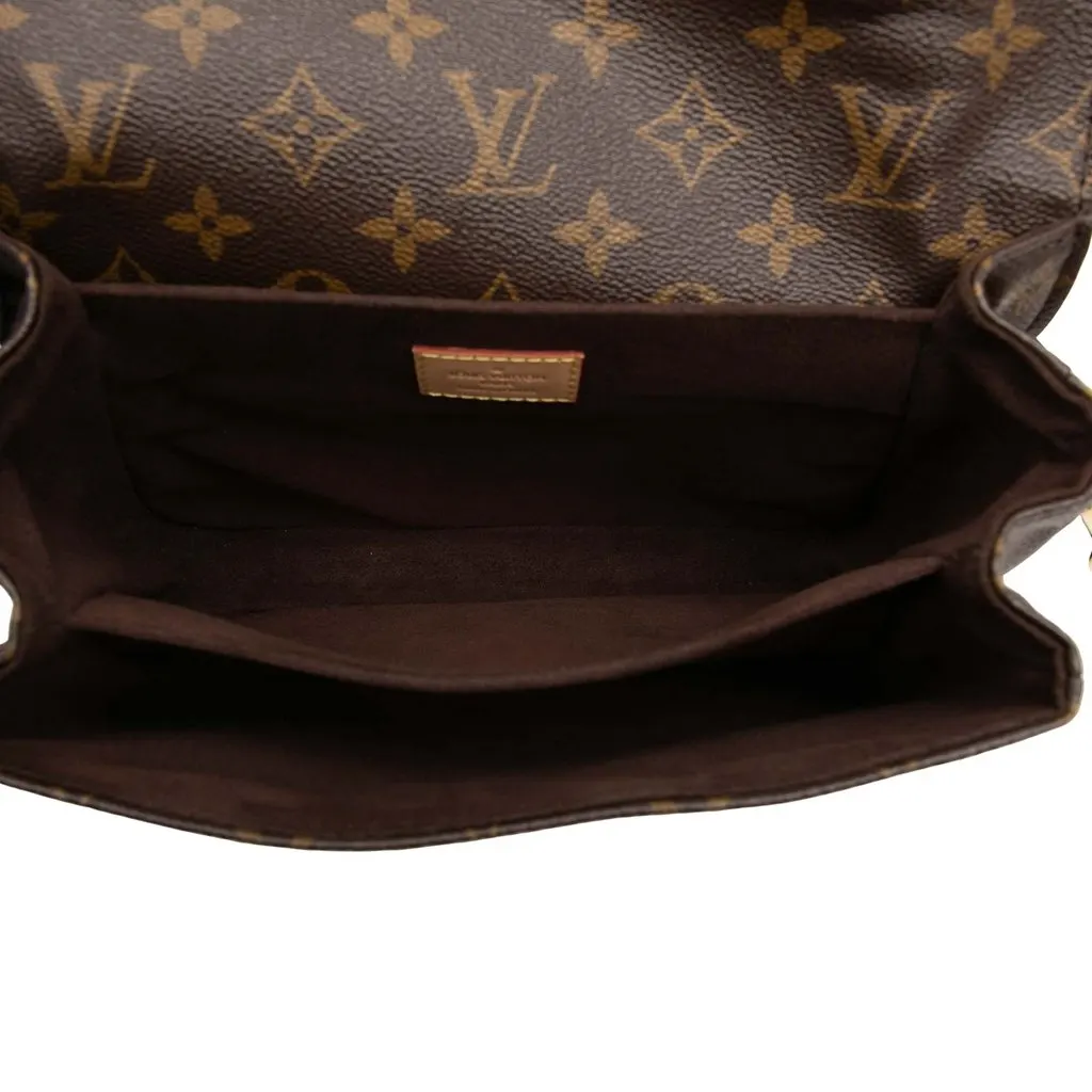 Louis Vuitton Monogram Pochette Metis Brown Very good - Model View