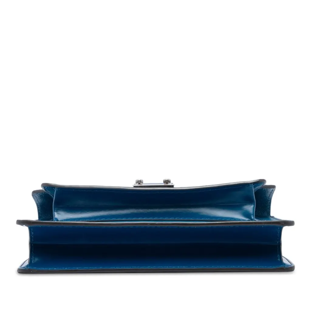 Louis Vuitton Epi Monceau BB Blue Leather Good - Inside View