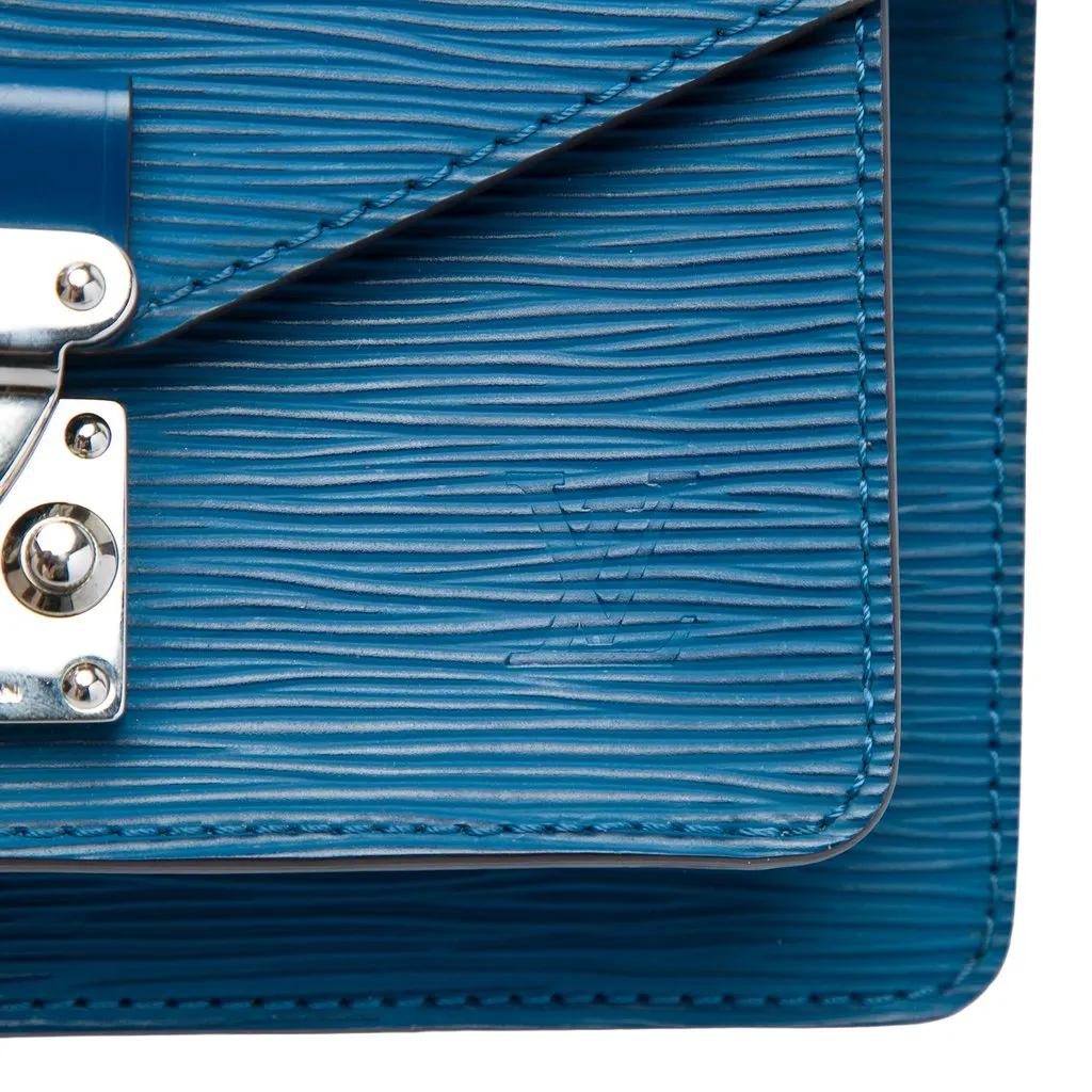 Louis Vuitton Epi Monceau BB Blue Leather Good - Box View
