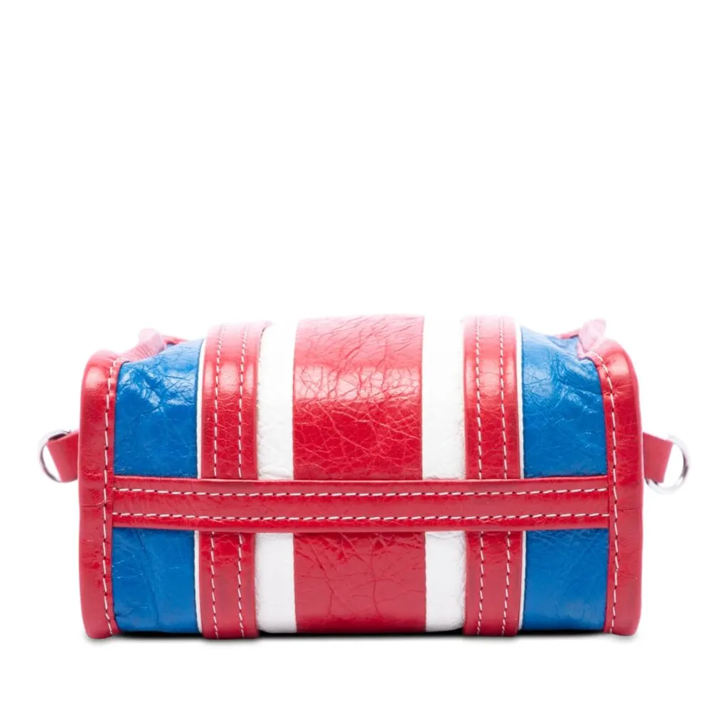 Balenciaga Lambskin Bazar Shopper Satchel XXS Red Leather Good - Inside View