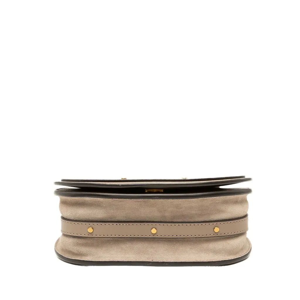 Chloé Small Leather Nile Bracelet Satchel Beige Leather Good - Inside View