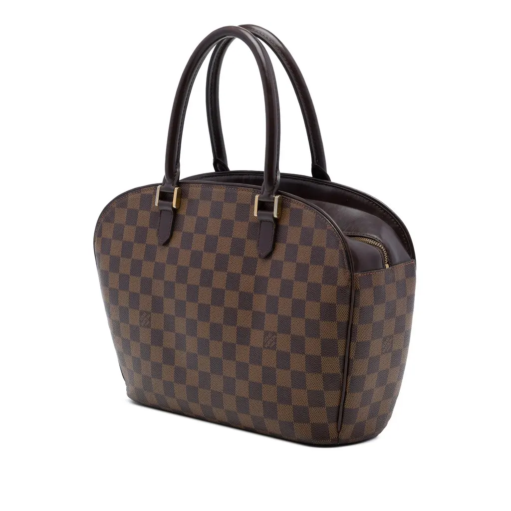 Louis Vuitton Damier Ebene Sarria Horizontal Brown Canvas Very good - Back View