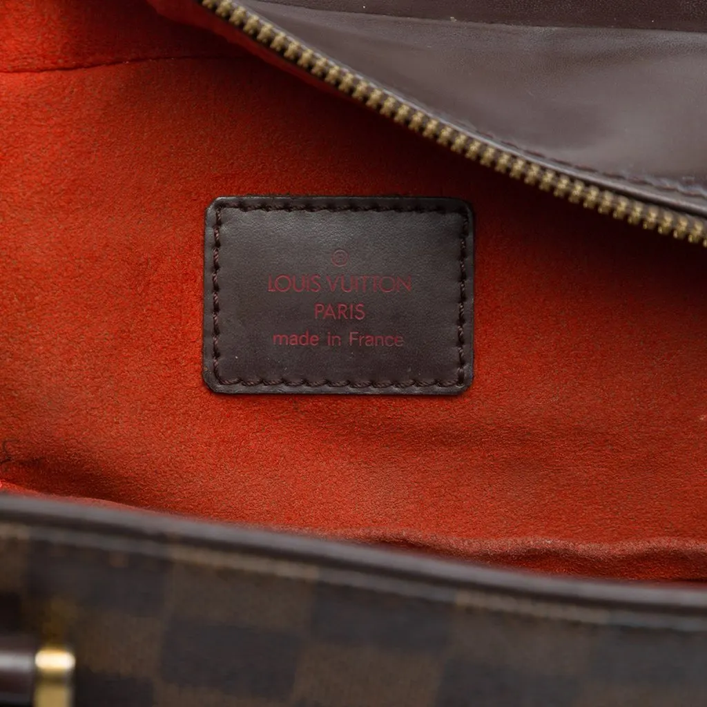 Louis Vuitton Damier Ebene Sarria Horizontal Brown Canvas Very good - Box View