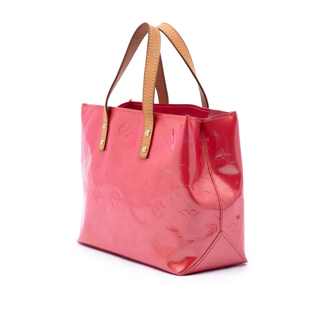 Louis Vuitton Monogram Vernis Reade PM Pink Leather Good - Back View