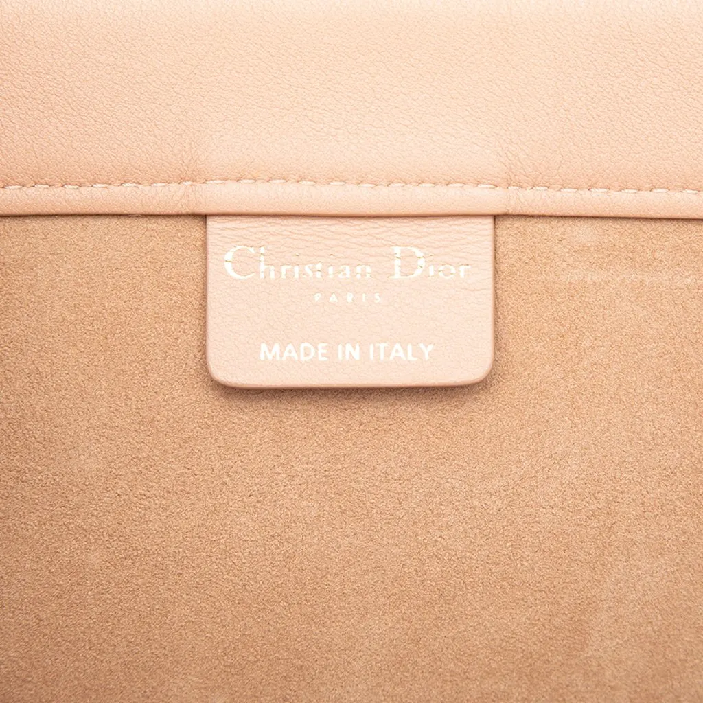 Dior Large Embossed Calfskin Book Tote Brown Leather Very good - Box View