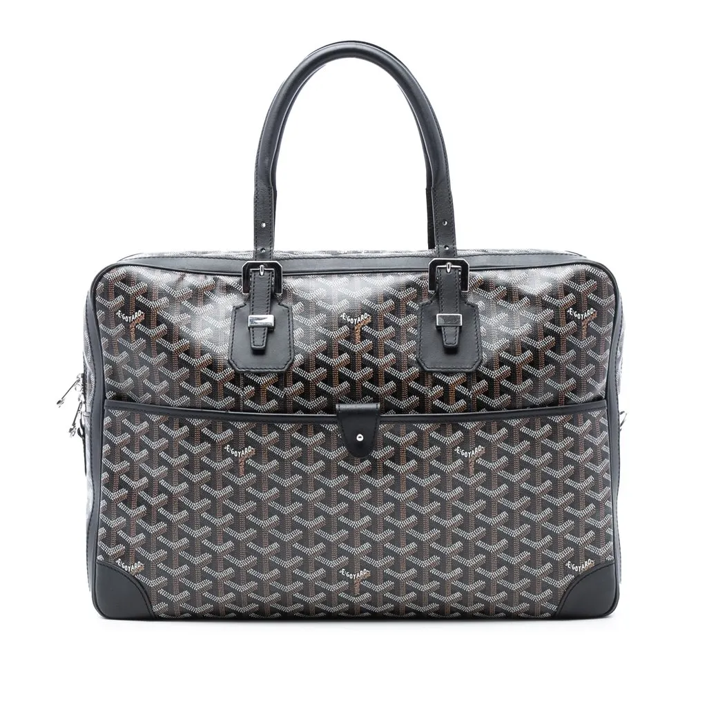 Goyard Goyardine Ambassade MM Black Very good - Front View