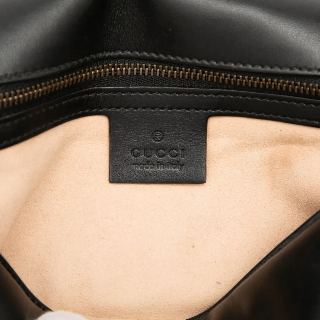 Gucci Medium GG Marmont Matelasse Calfskin Shoulder Bag Black Leather Good - Box View