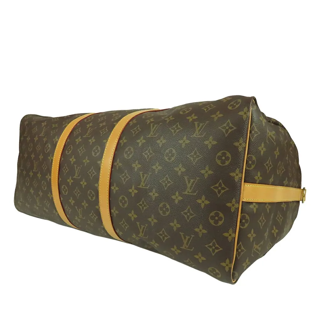 Louis Vuitton Monogram Keepall Bandouliere 60 Brown Very good - Inside View