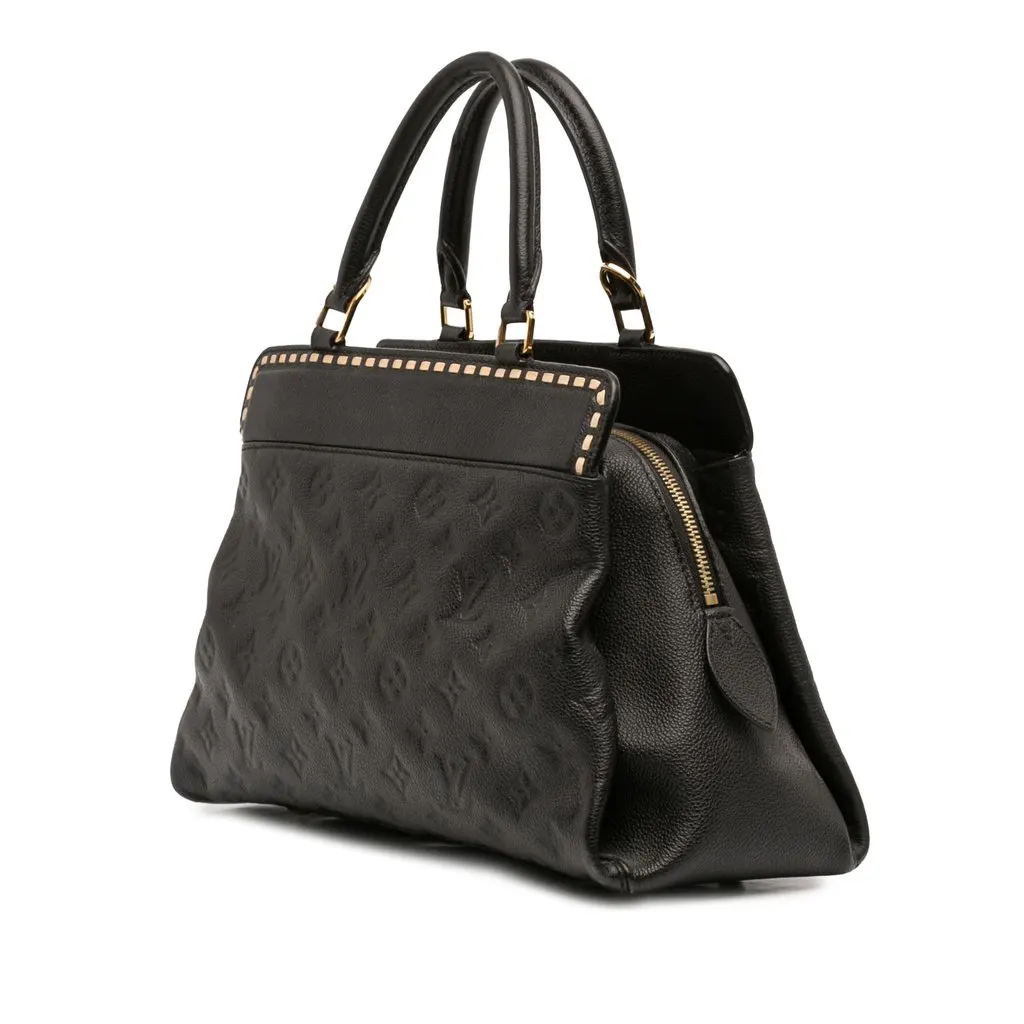 Louis Vuitton Monogram Empreinte Vosges MM Black Leather Very good - Back View