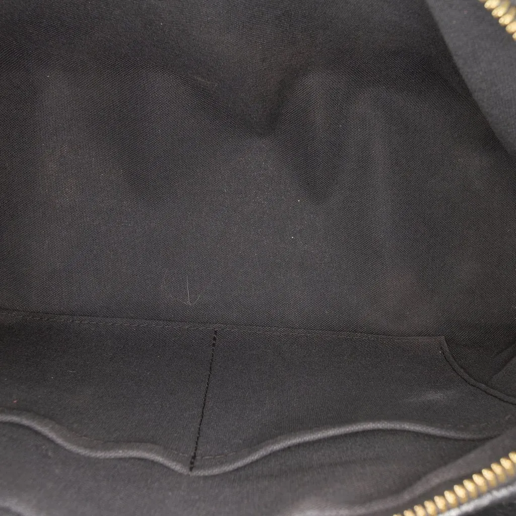 Louis Vuitton Monogram Empreinte Vosges MM Black Leather Very good - Model View