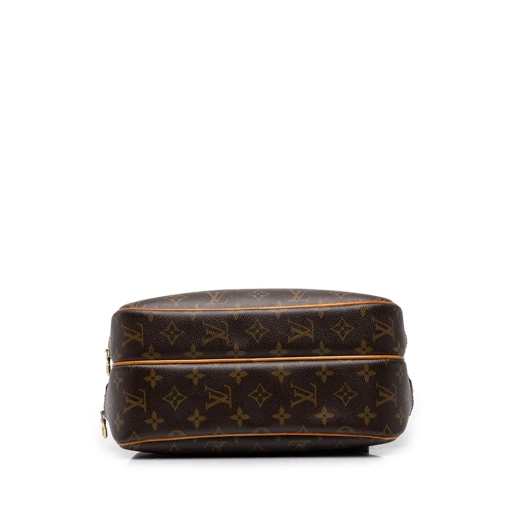 Louis Vuitton Monogram Reporter PM Brown Canvas Good - Inside View