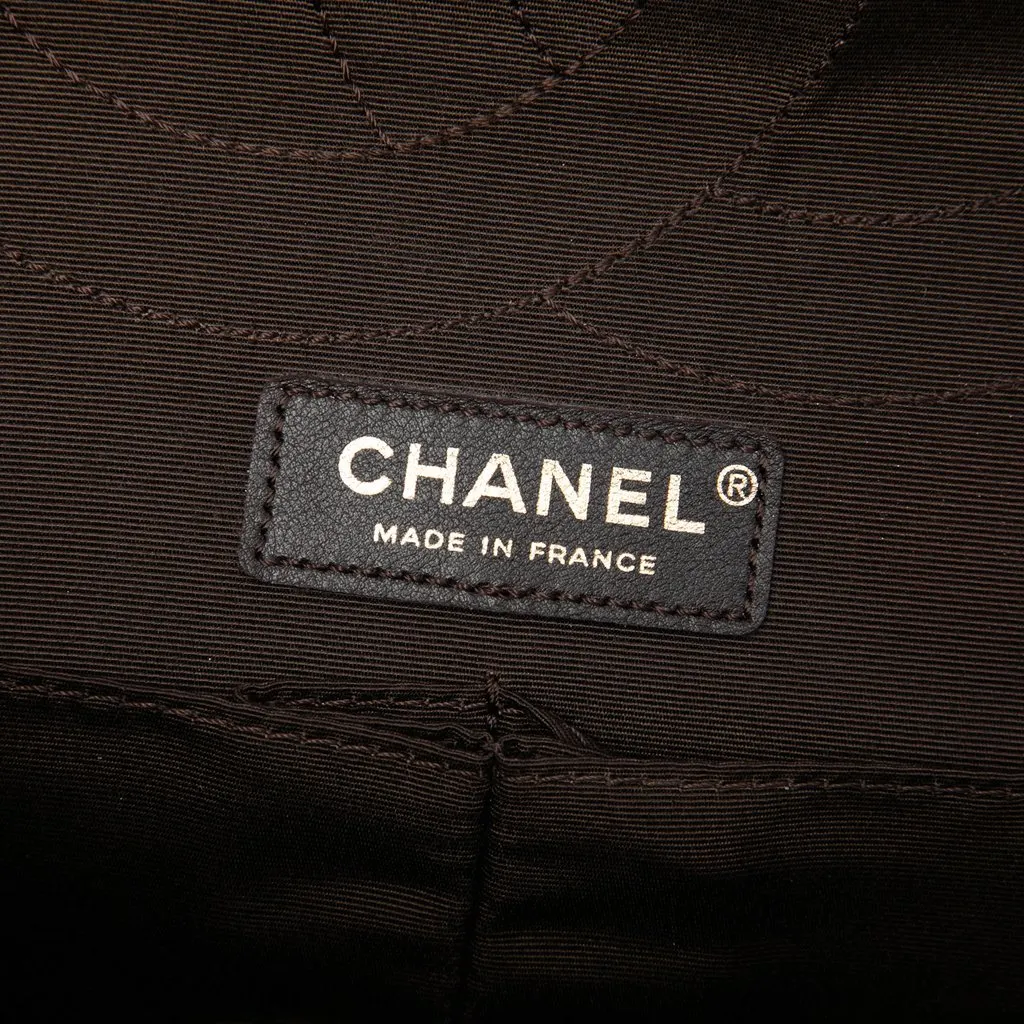 Chanel Quilted Shimmering Denim Reissue 2.55 Double Flap 227 Green Very good - Box View