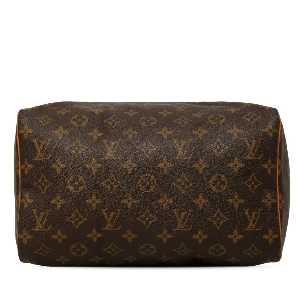 Louis Vuitton Monogram Speedy 30 Brown Canvas Good - Inside View