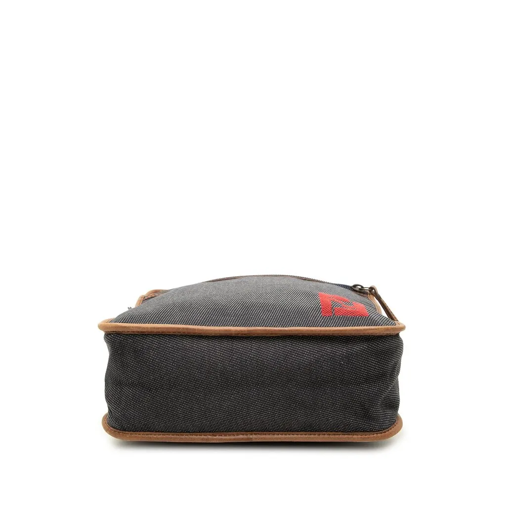 Fendi Denim FF Crossbody Blue Denim Good - Inside View