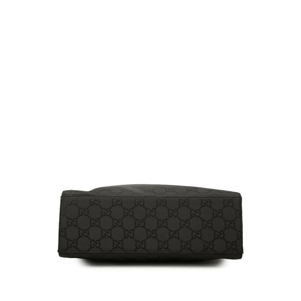 Gucci GG Nylon Bamboo Handbag Black Polyamide Very good - Inside View