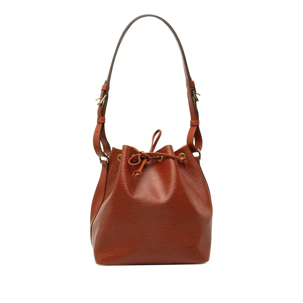 Louis Vuitton Epi Petit Noe Brown Leather Very good - Front View