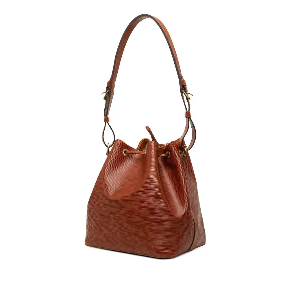 Louis Vuitton Epi Petit Noe Brown Leather Very good - Back View