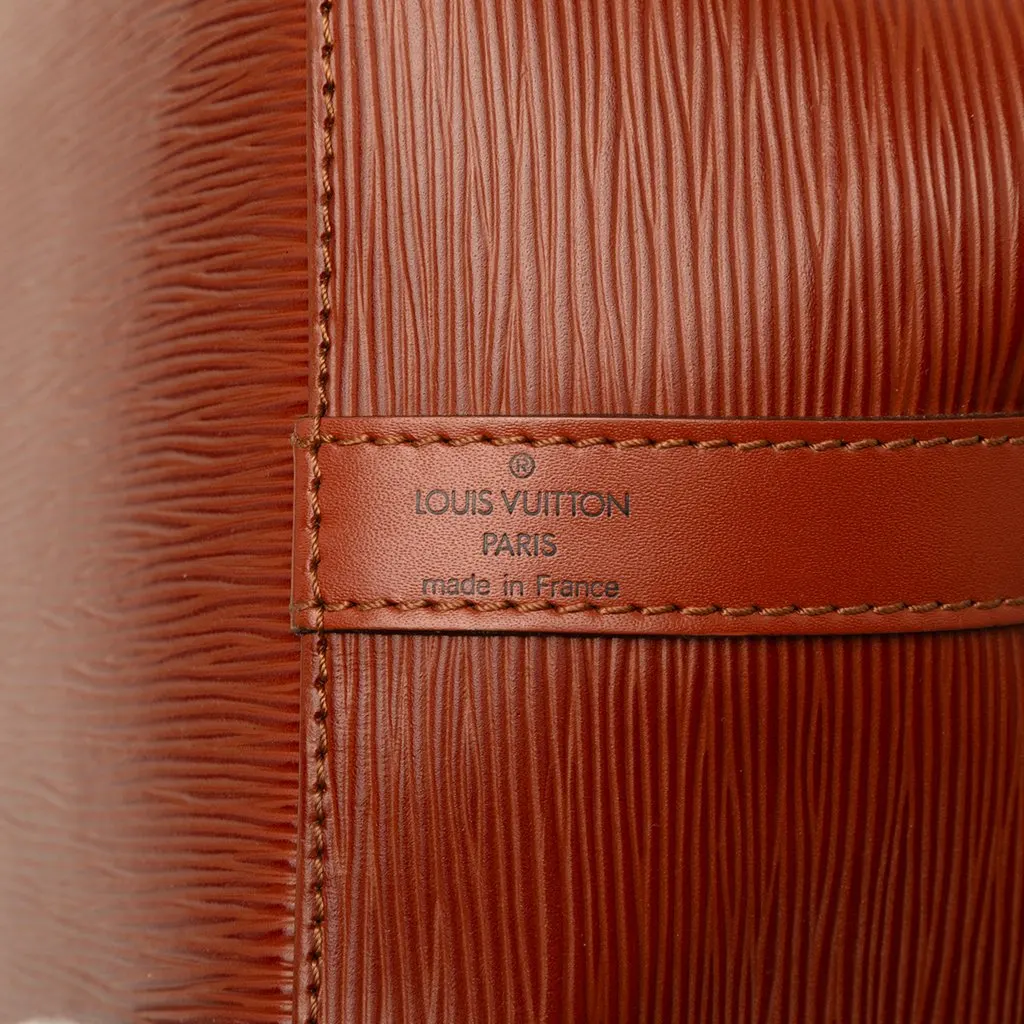 Louis Vuitton Epi Petit Noe Brown Leather Very good - Box View