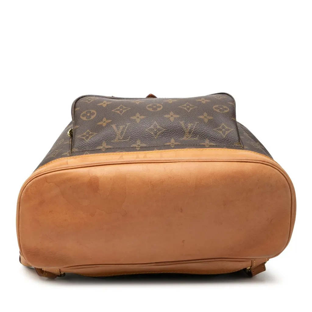 Louis Vuitton Monogram Montsouris GM Brown Very good - Inside View