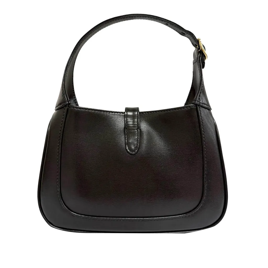 Gucci Mini Calfskin Jackie 1961 Crossbody Black Leather Very good - Back View