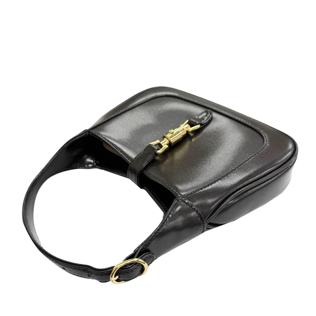 Gucci Mini Calfskin Jackie 1961 Crossbody Black Leather Very good - Model View