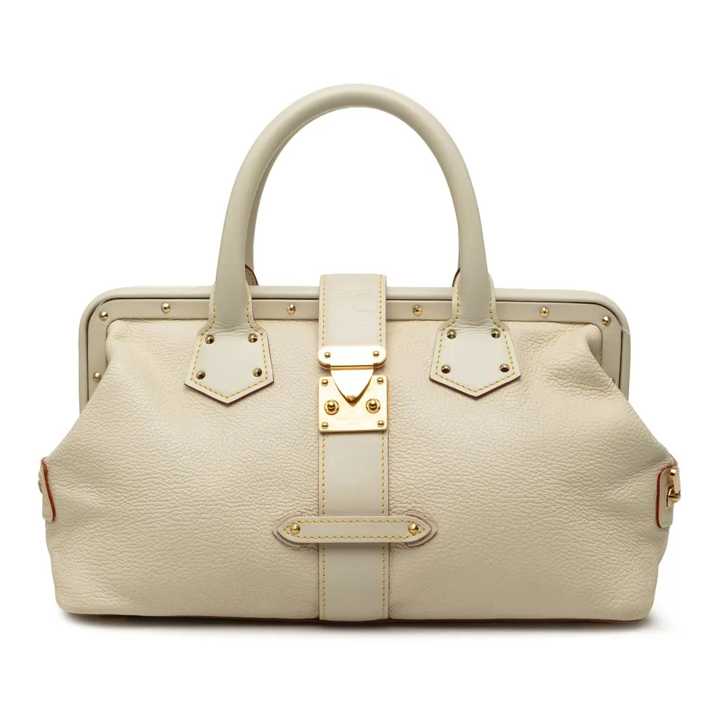 Louis Vuitton Suhali Lingenieux PM White Leather Very good - Front View
