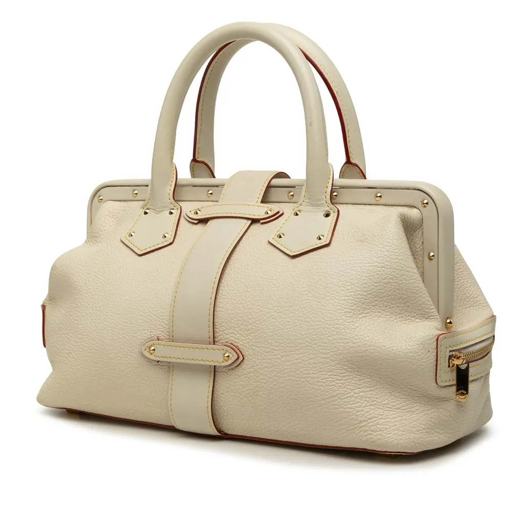 Louis Vuitton Suhali Lingenieux PM White Leather Very good - Back View