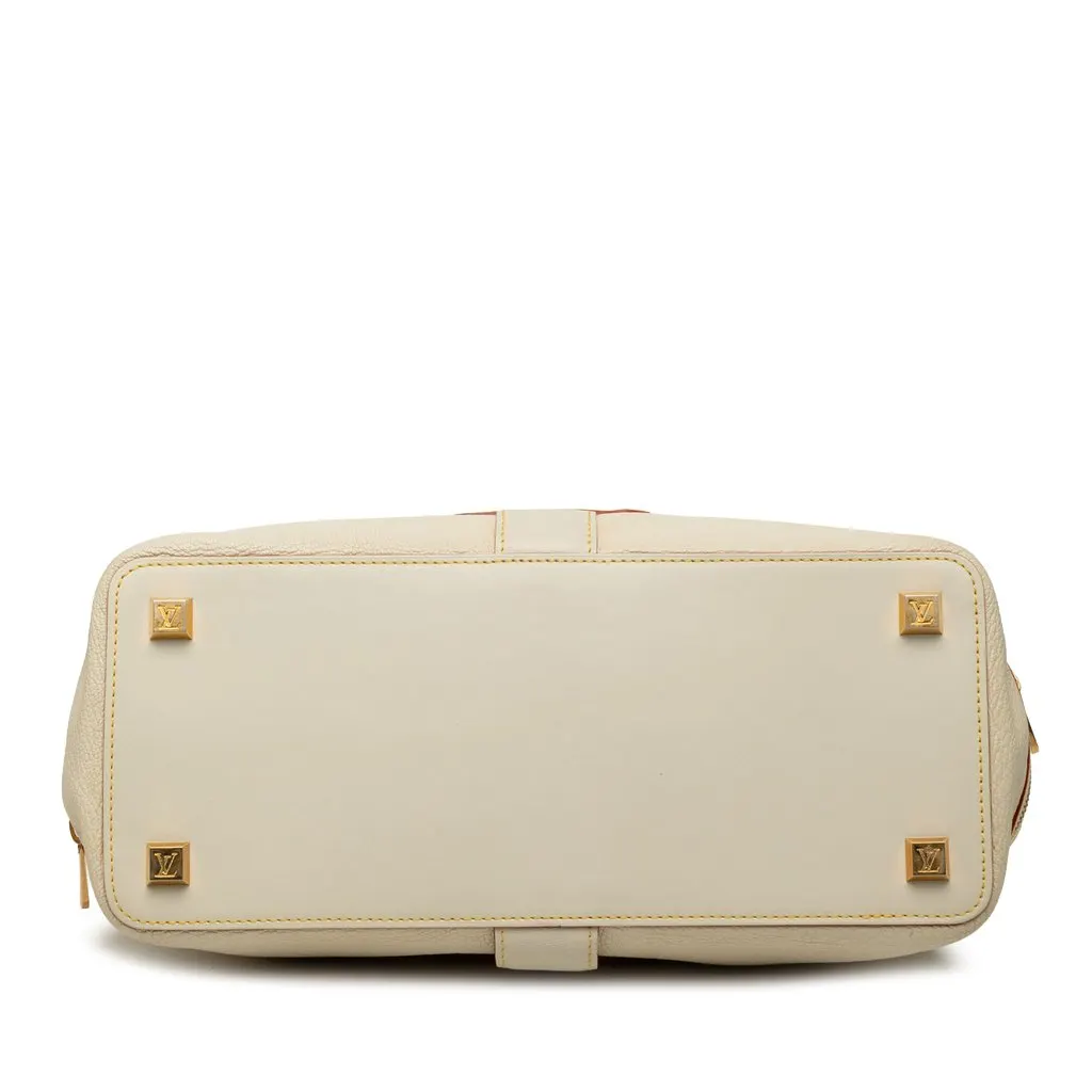 Louis Vuitton Suhali Lingenieux PM White Leather Very good - Inside View
