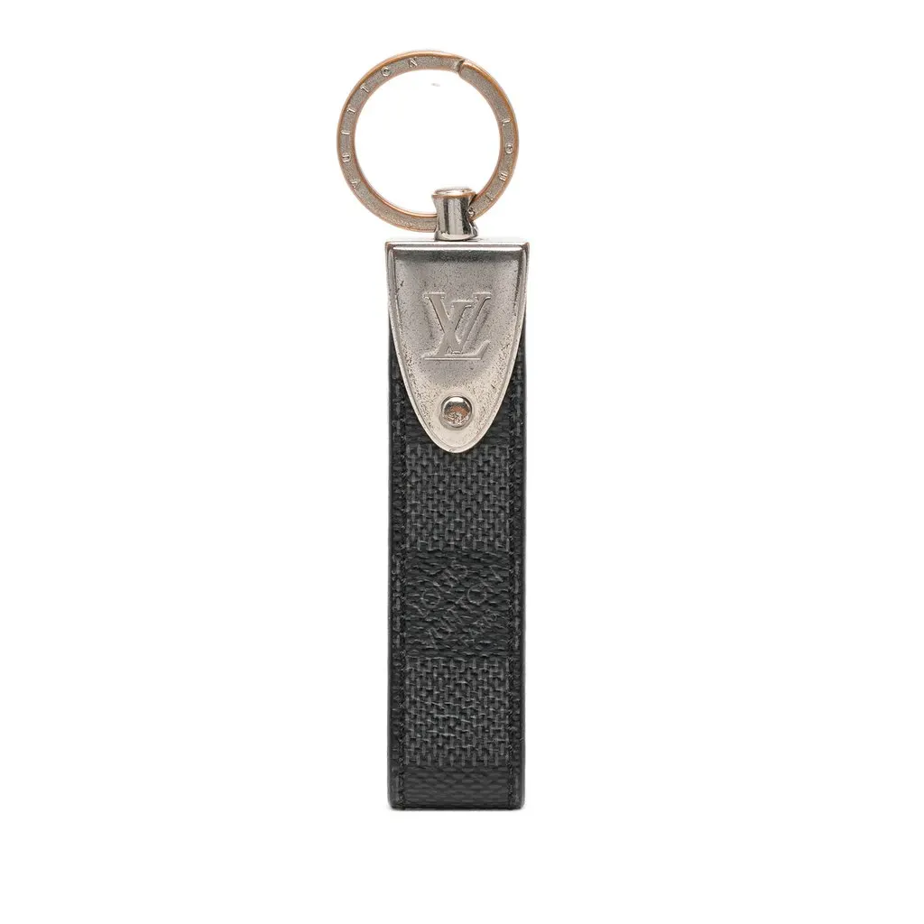 Louis Vuitton Damier Infini Dragonne Bag Charm Black Canvas Very good - Front View