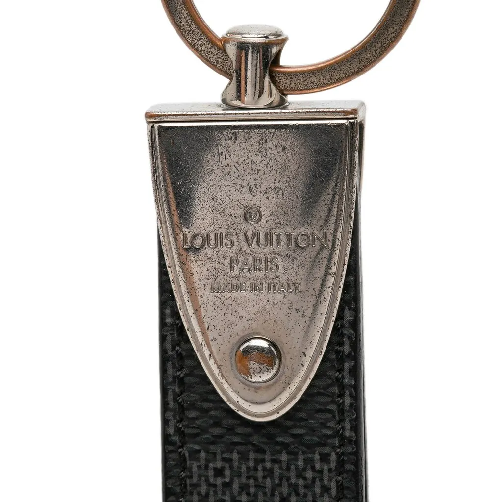 Louis Vuitton Damier Infini Dragonne Bag Charm Black Canvas Very good - Model View