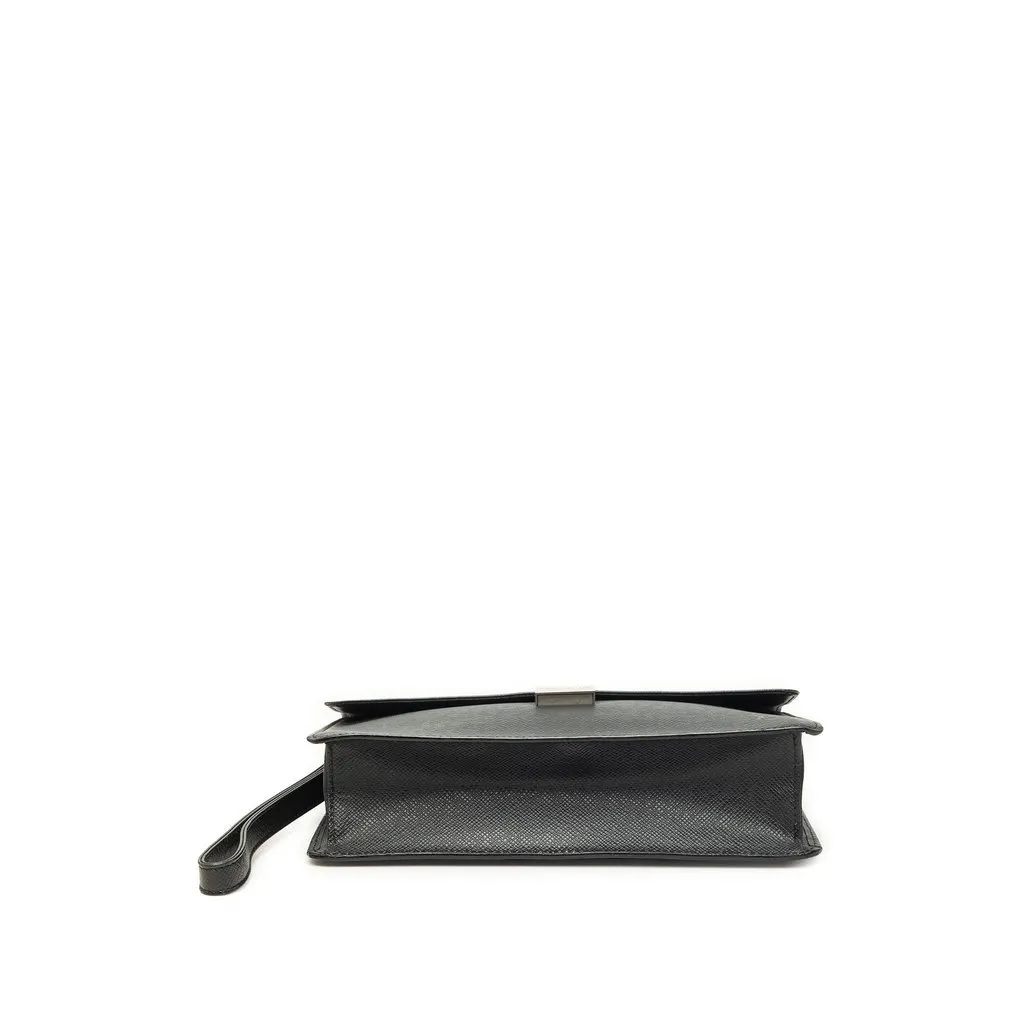 Louis Vuitton Taiga Selenga Black Leather Very good - Inside View