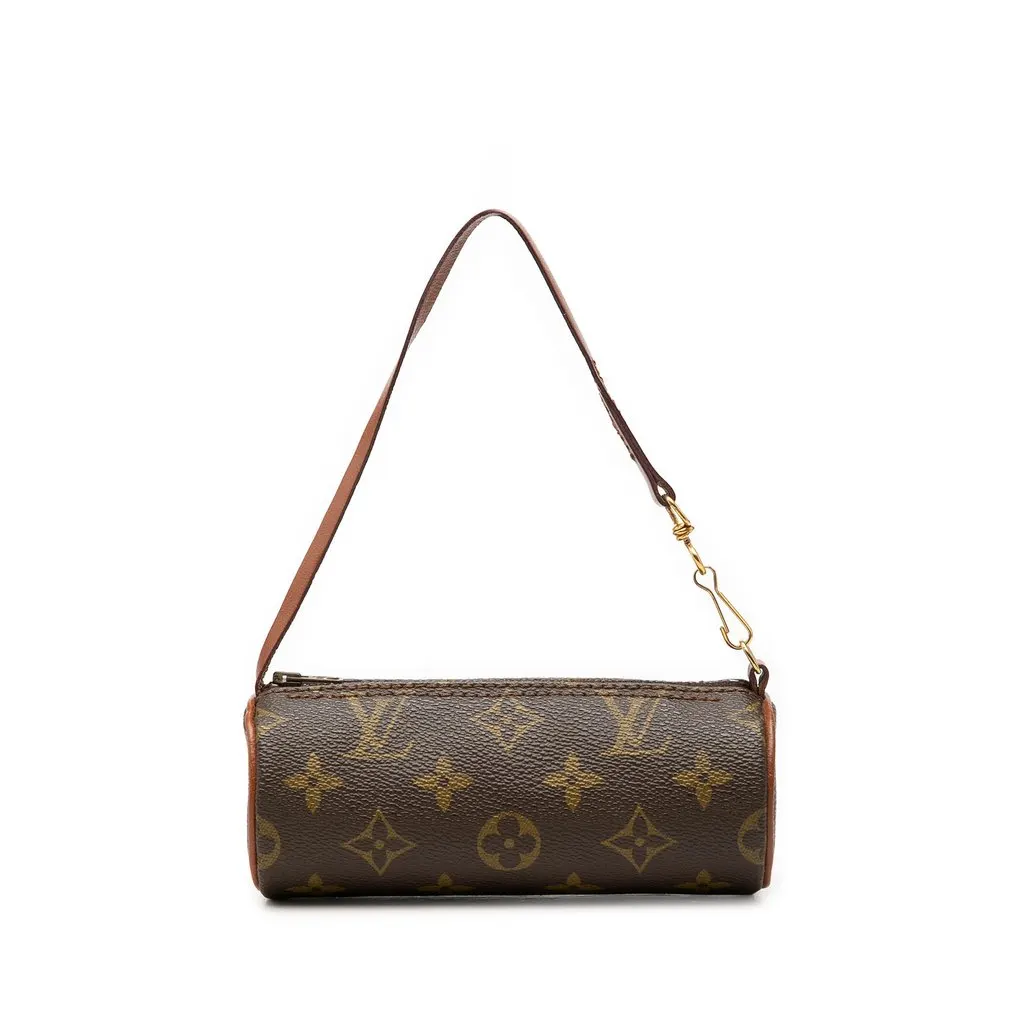Louis Vuitton Monogram Papillon Pochette Brown Very good - Front View