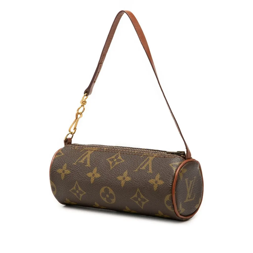 Louis Vuitton Monogram Papillon Pochette Brown Very good - Back View