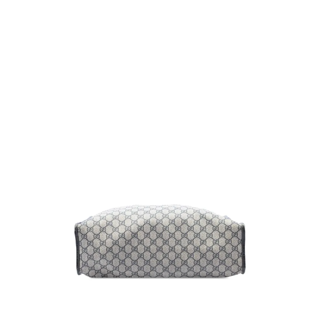 Gucci GG Supreme Web Tote Beige Canvas Very good - Inside View