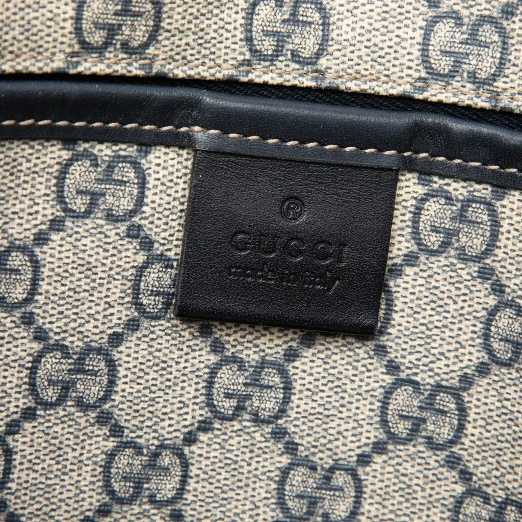 Gucci GG Supreme Web Tote Beige Canvas Very good - Box View